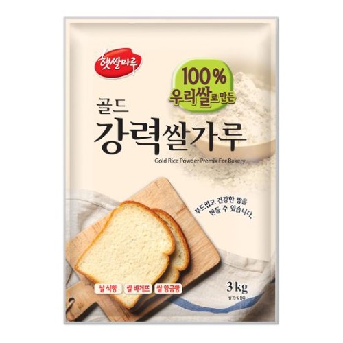 [3/31까지세일] 햇쌀마루 골드강력쌀가루 3kg