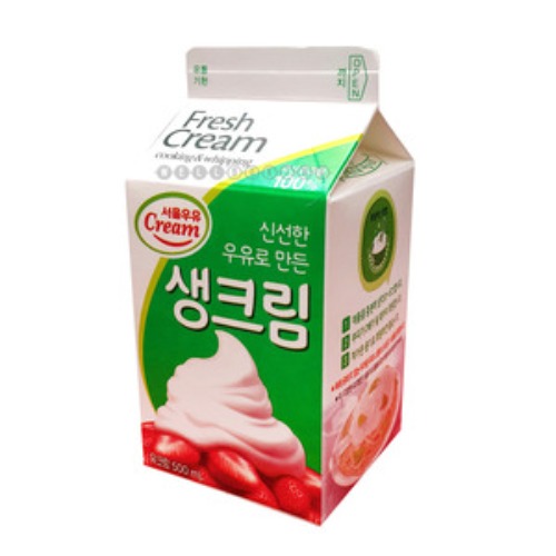 [2/7]서울우유 생크림(동물성) 500ml