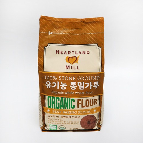 Heartland Mill 유기농통밀가루2.27kg (하트랜드밀 유기농 통밀가루)